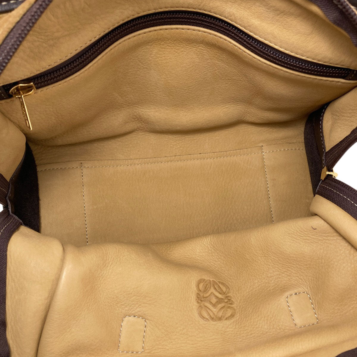 LOEWE ロエベ アマソナ ハンドバッグ スウェード レディース 中古