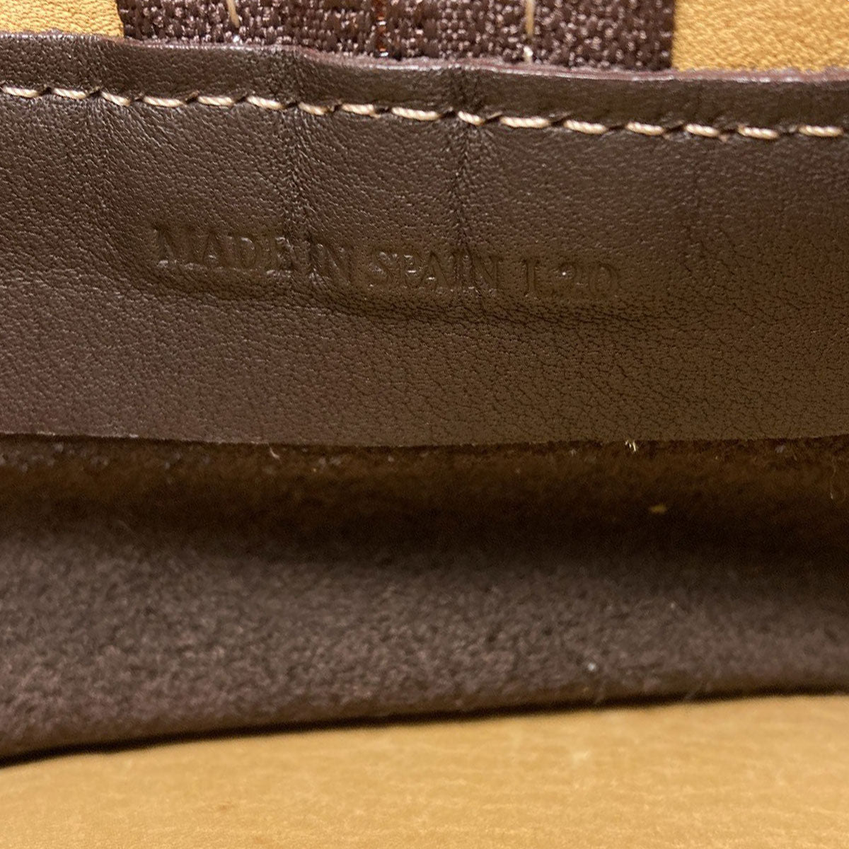 LOEWE ロエベ アマソナ ハンドバッグ スウェード レディース 中古