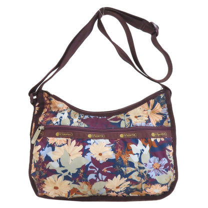LeSportsac レスポートサック フラワー ショルダーバッグ ナイロン レディース 中古