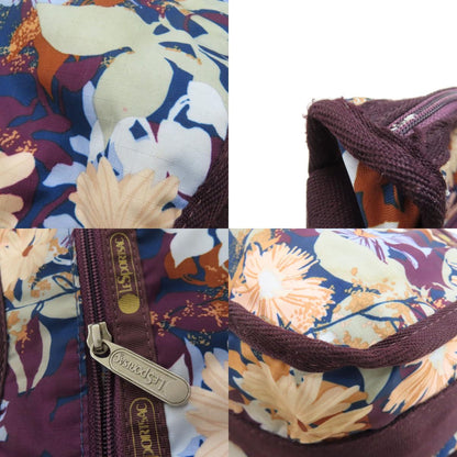 LeSportsac レスポートサック フラワー ショルダーバッグ ナイロン レディース 中古