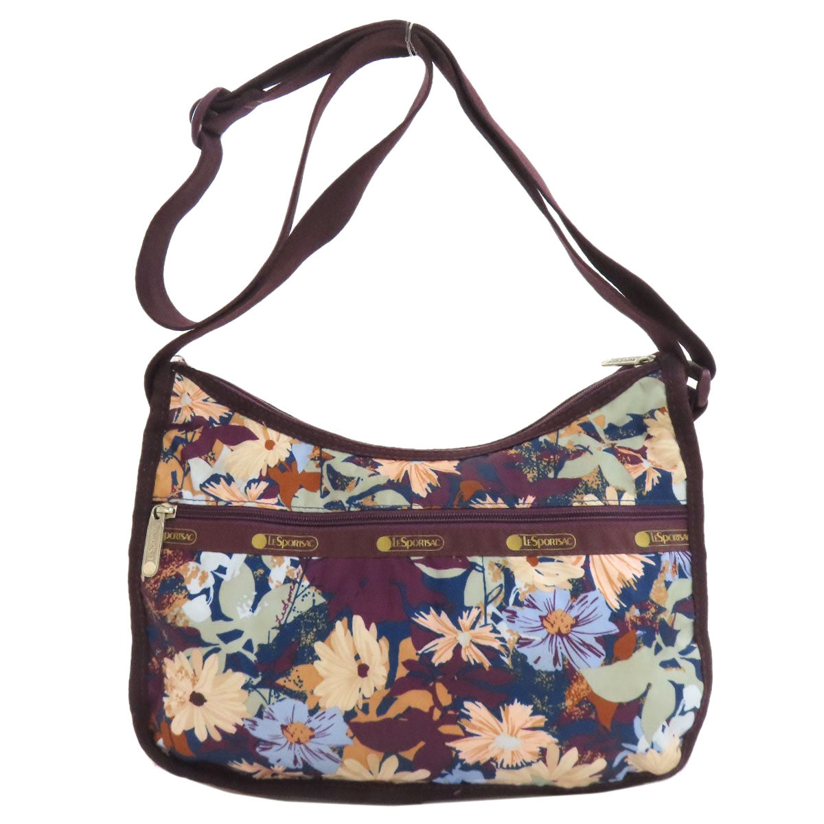 LeSportsac レスポートサック フラワー ショルダーバッグ ナイロン レディース 中古