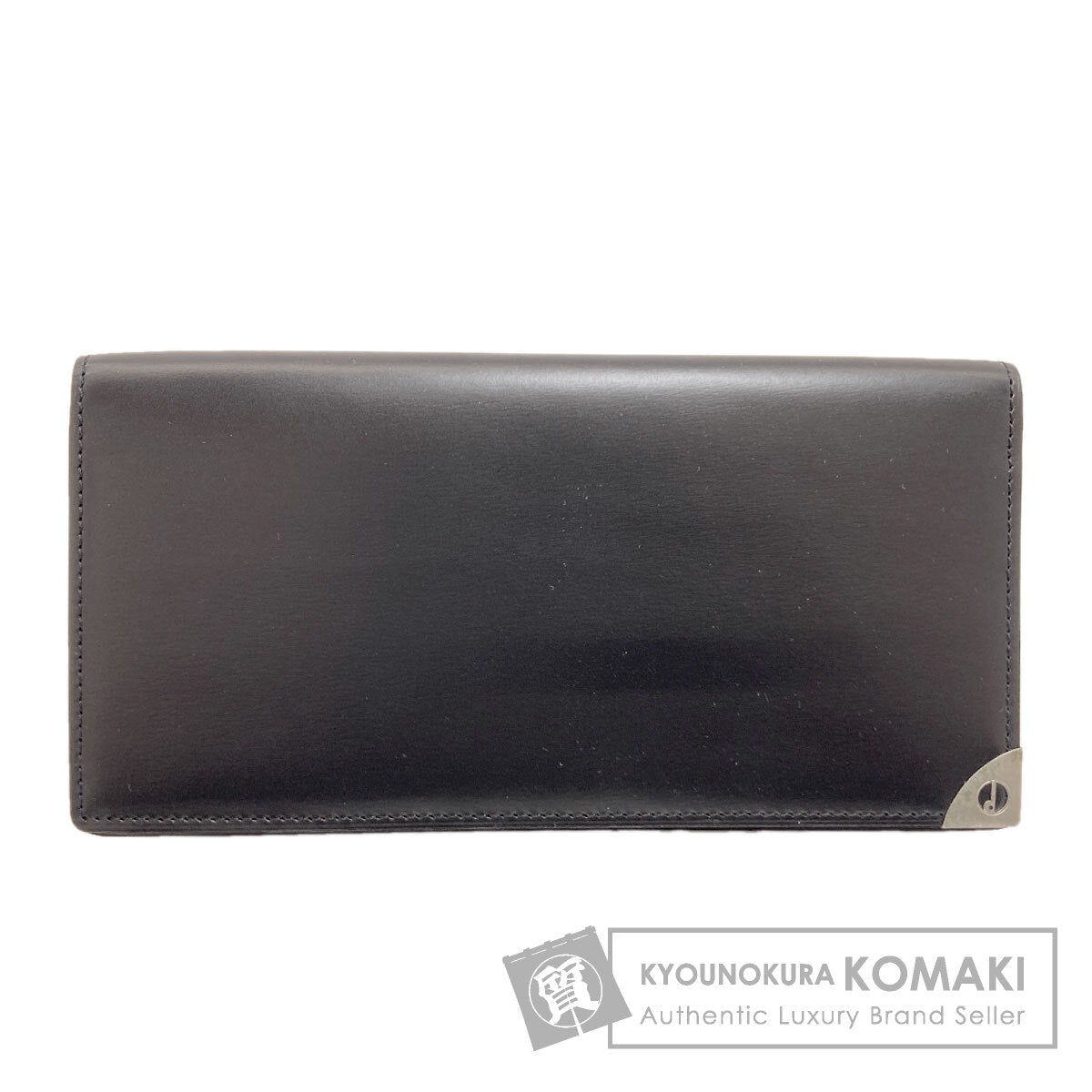Dunhill ダンヒル ロゴ 長財布（小銭入れなし） レザー メンズ 中古
