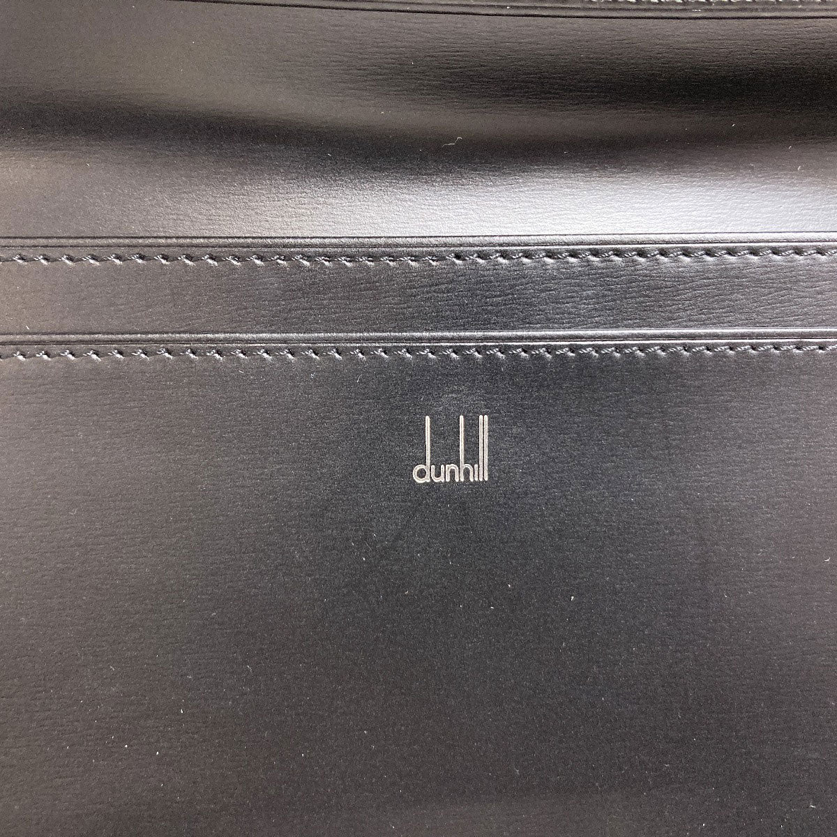 Dunhill ダンヒル ロゴ 長財布（小銭入れなし） レザー メンズ 中古