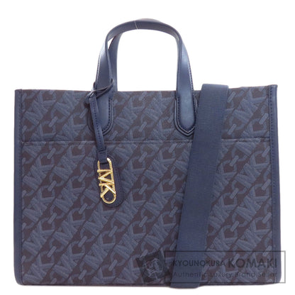 Michael Kors マイケルコース 総柄 2WAY ハンドバッグ PVC レディース 中古
