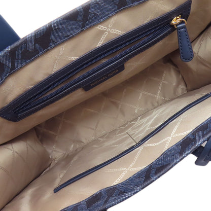 Michael Kors マイケルコース 総柄 2WAY ハンドバッグ PVC レディース 中古