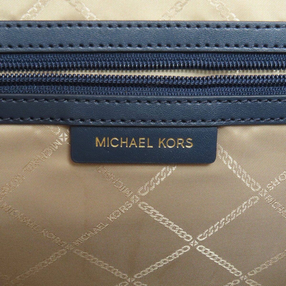Michael Kors マイケルコース 総柄 2WAY ハンドバッグ PVC レディース 中古