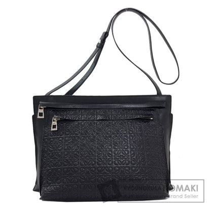 LOEWE ロエベ アナグラム リピート ショルダーバッグ カーフ レディース 中古