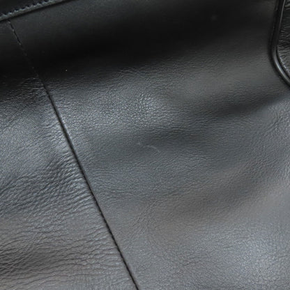 BURBERRY バーバリー チェック柄 トートバッグ レザー レディース 中古