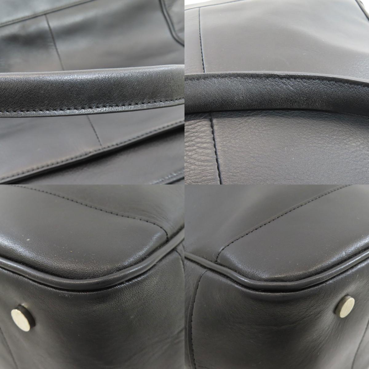 BURBERRY バーバリー チェック柄 トートバッグ レザー レディース 中古
