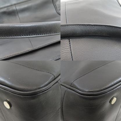 BURBERRY バーバリー チェック柄 トートバッグ レザー レディース 中古