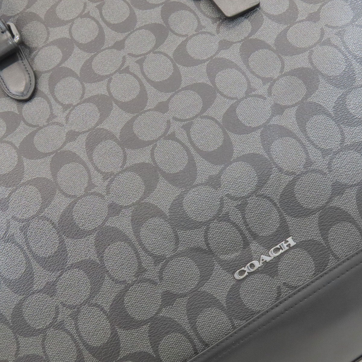 COACH コーチ C3232 シグネチャー 2WAY トートバッグ PVC レディース 中古