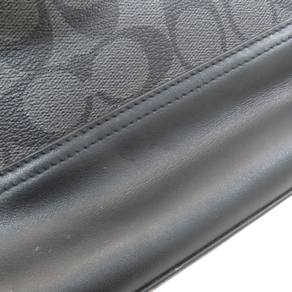 COACH コーチ C3232 シグネチャー 2WAY トートバッグ PVC レディース 中古
