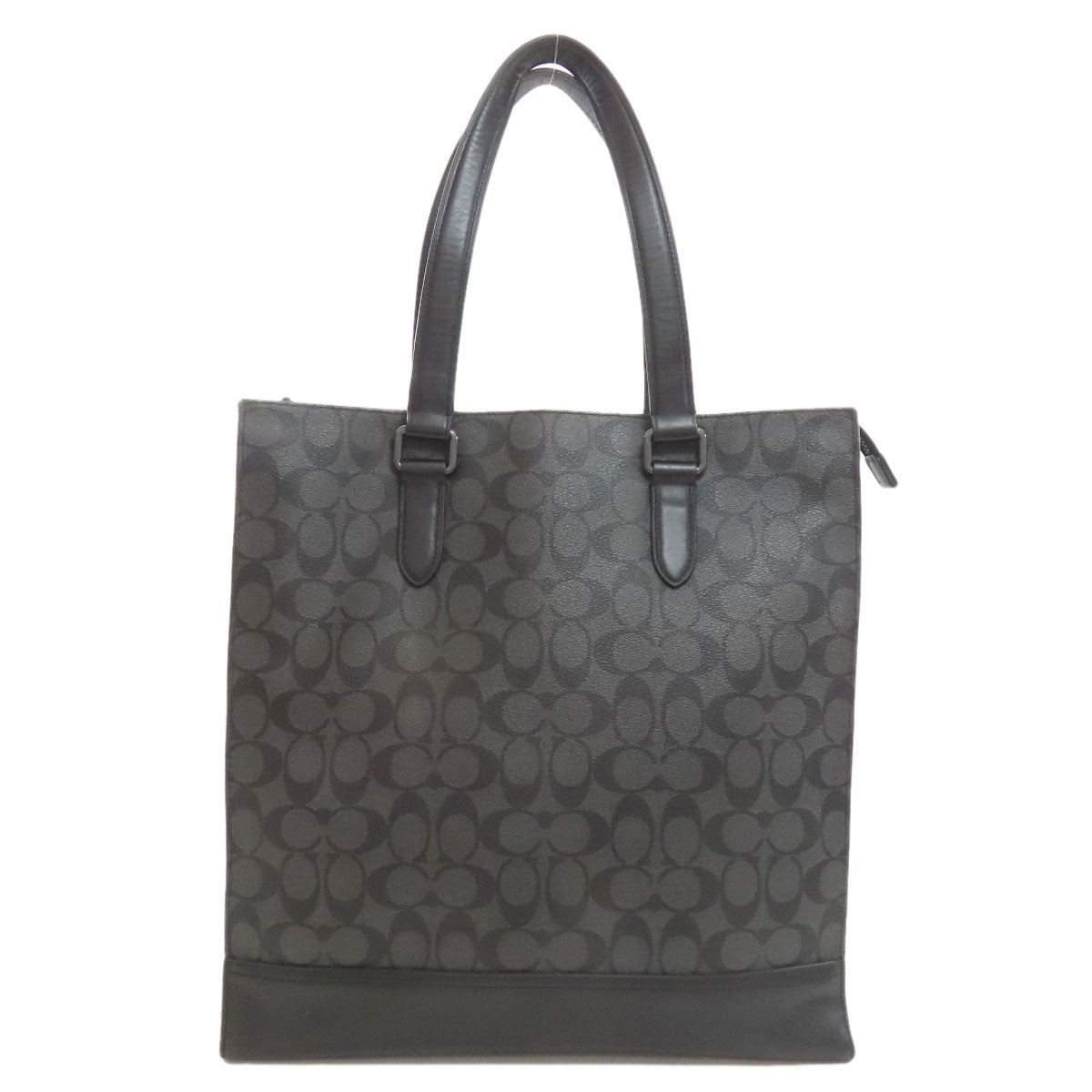 COACH コーチ C3232 シグネチャー 2WAY トートバッグ PVC レディース 中古