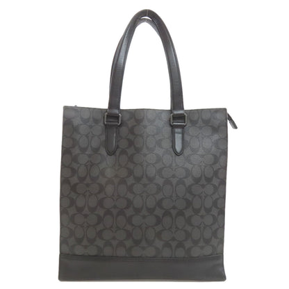 COACH コーチ C3232 シグネチャー 2WAY トートバッグ PVC レディース 中古