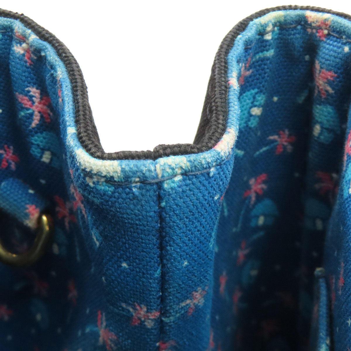 PRADA プラダ カナパミニ 2WAY ハンドバッグ キャンバス レディース 中古
