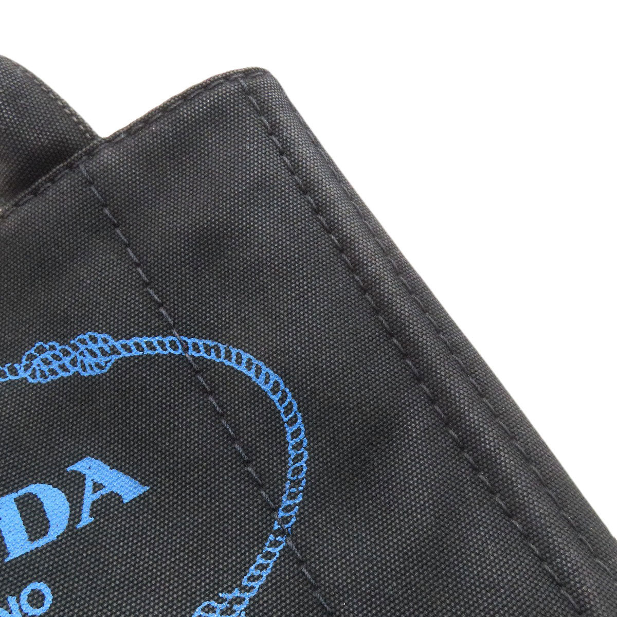 PRADA プラダ カナパミニ 2WAY ハンドバッグ キャンバス レディース 中古