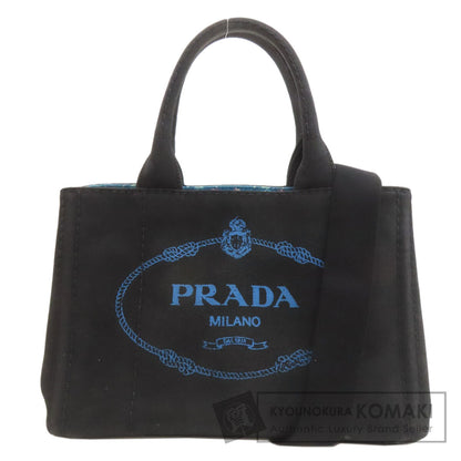 PRADA プラダ カナパミニ 2WAY ハンドバッグ キャンバス レディース 中古