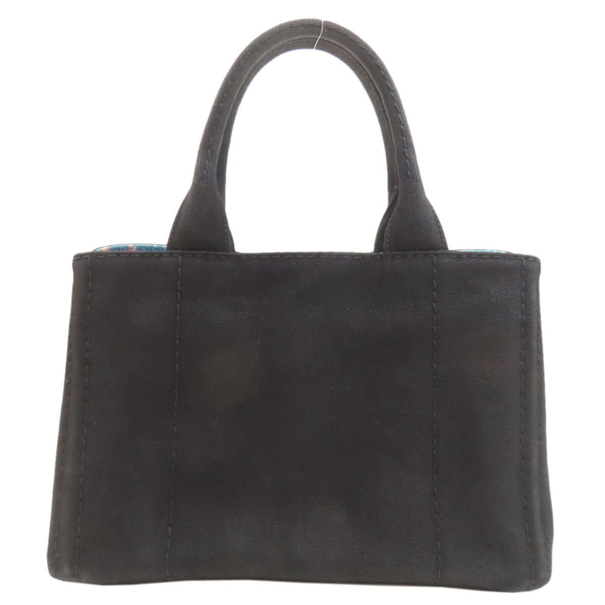 PRADA プラダ カナパミニ 2WAY ハンドバッグ キャンバス レディース 中古