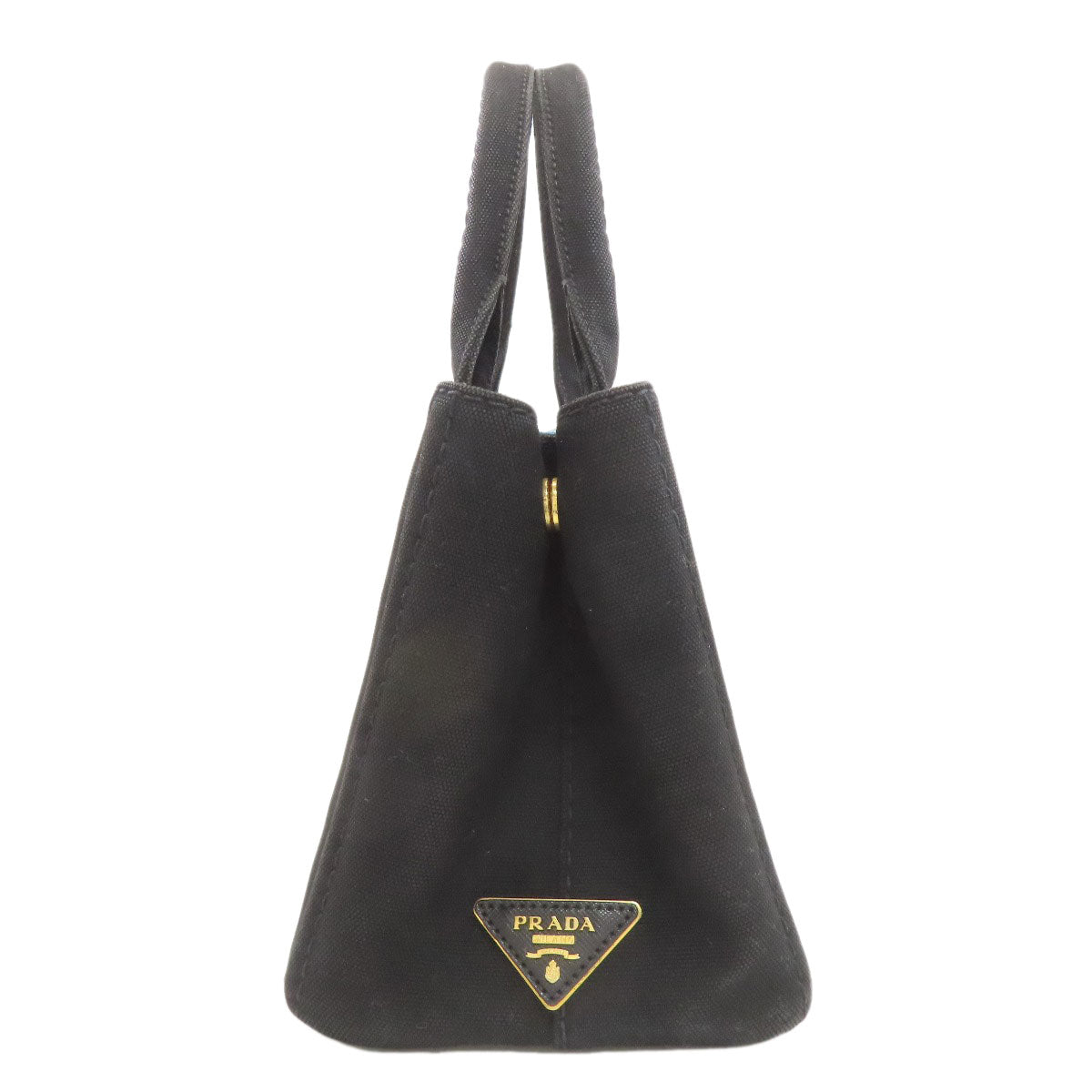 PRADA プラダ カナパミニ 2WAY ハンドバッグ キャンバス レディース 中古