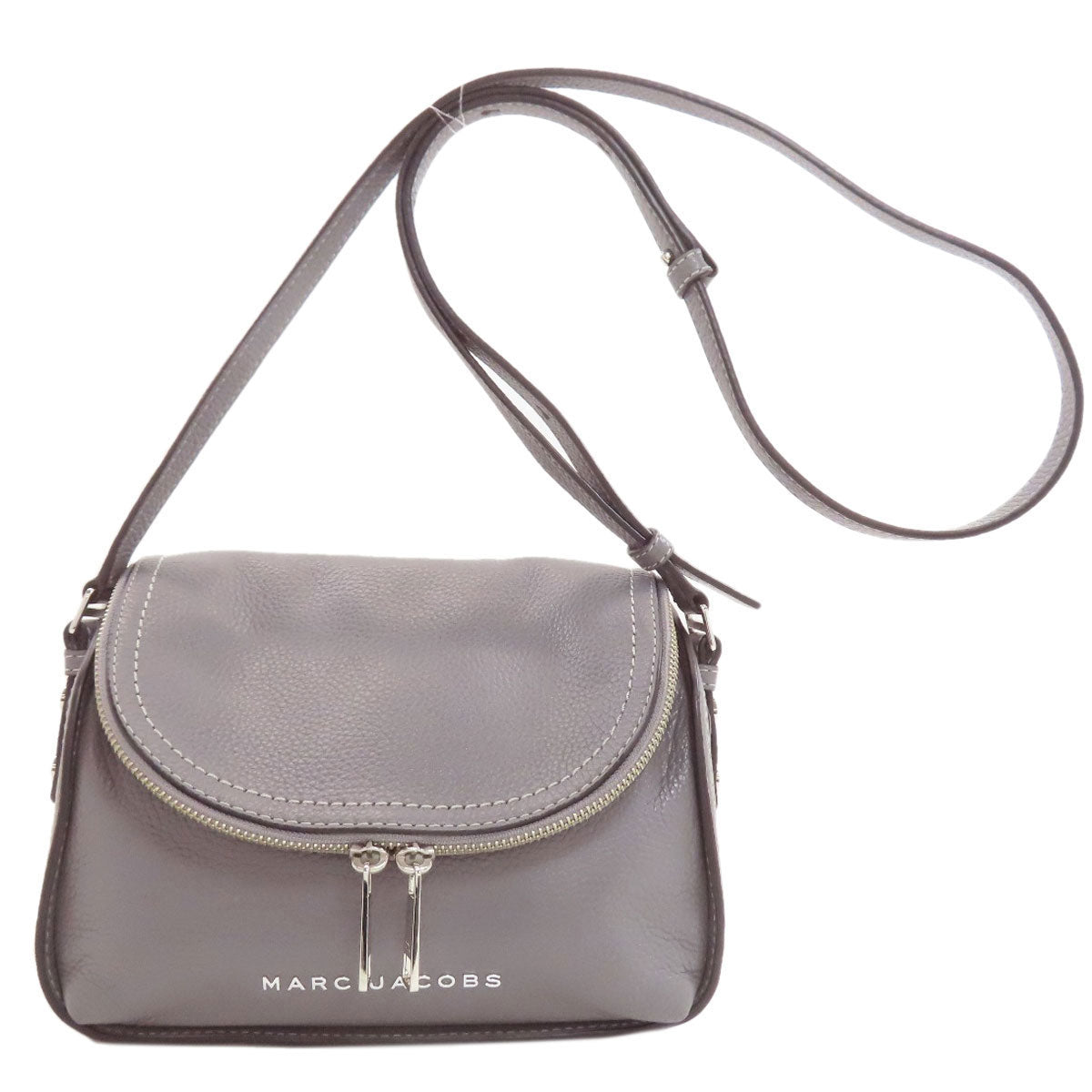 MARC JACOBS マーク・ジェイコブス ロゴ ショルダーバッグ レザー レディース 中古