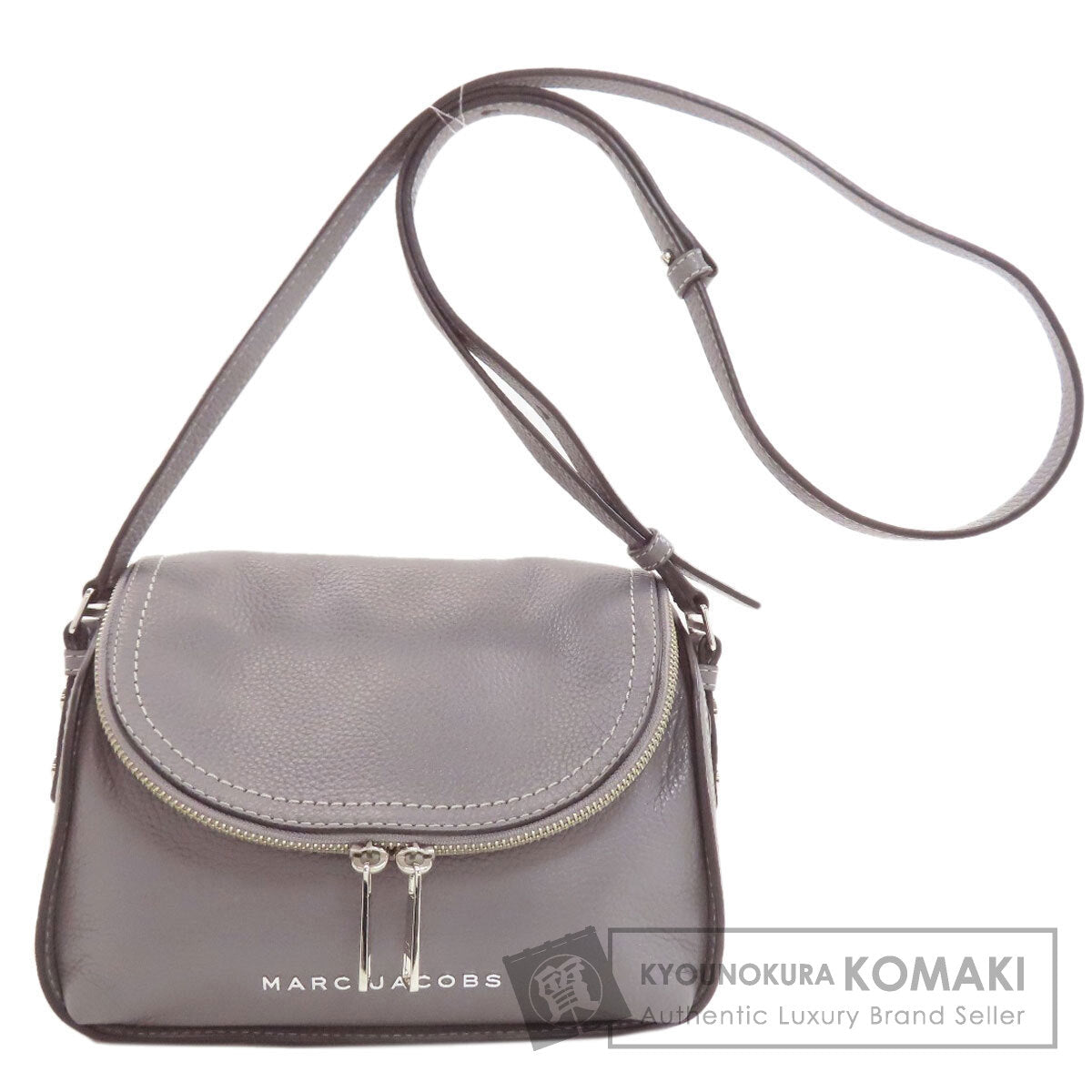 MARC JACOBS マーク・ジェイコブス ロゴ ショルダーバッグ レザー レディース 中古