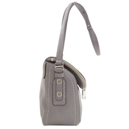 MARC JACOBS マーク・ジェイコブス ロゴ ショルダーバッグ レザー レディース 中古