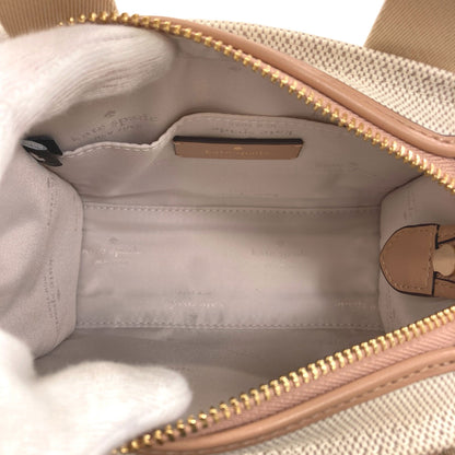 kate spade ケイトスペード 2WAY ハンドバッグ キャンバス レディース 中古