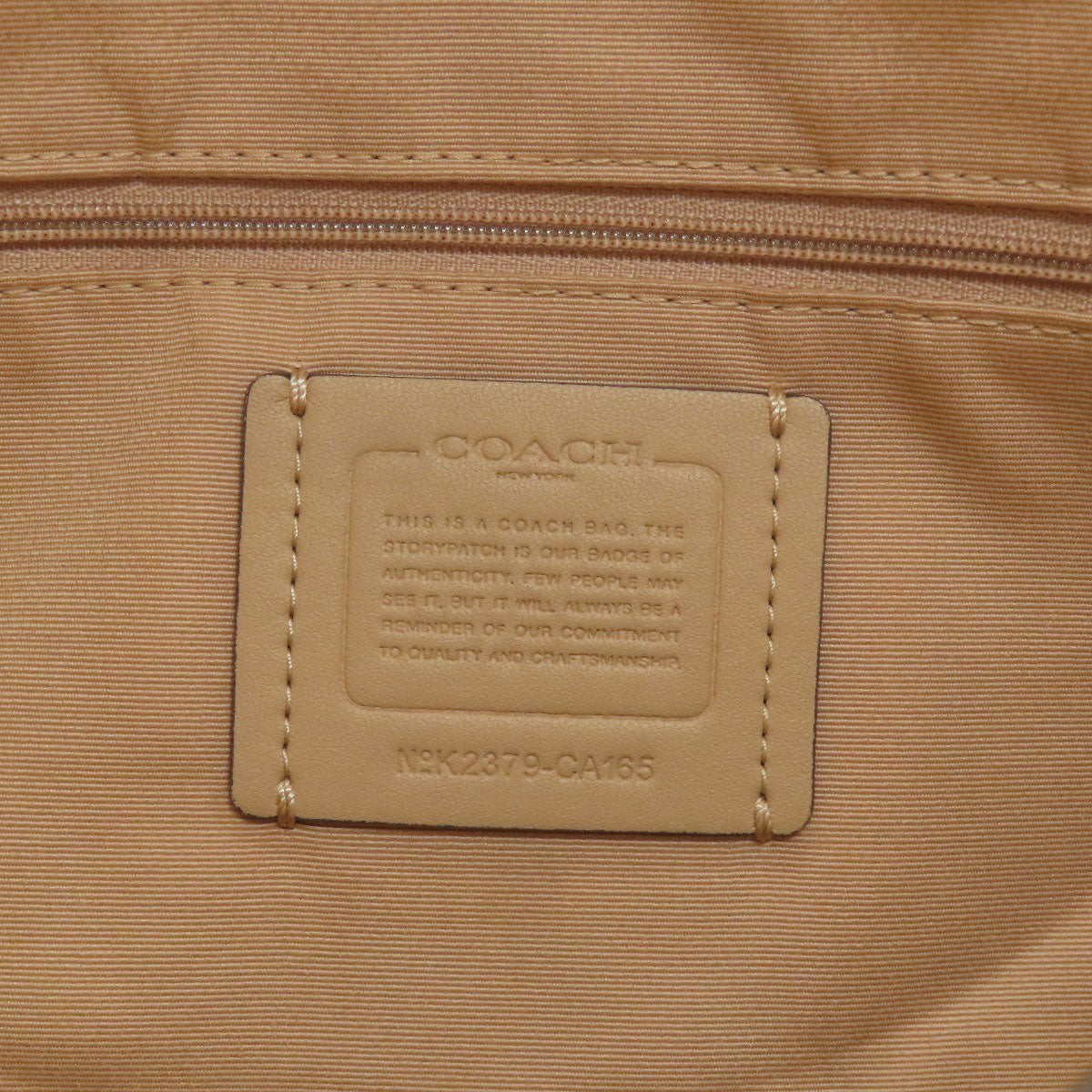 COACH コーチ CA165 アンディ トートバッグ レザー レディース 中古