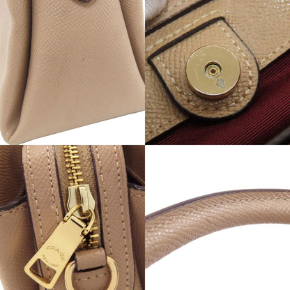 COACH コーチ 91146 ミニ リリー キャリーオール 2WAY ハンドバッグ レザー レディース 中古