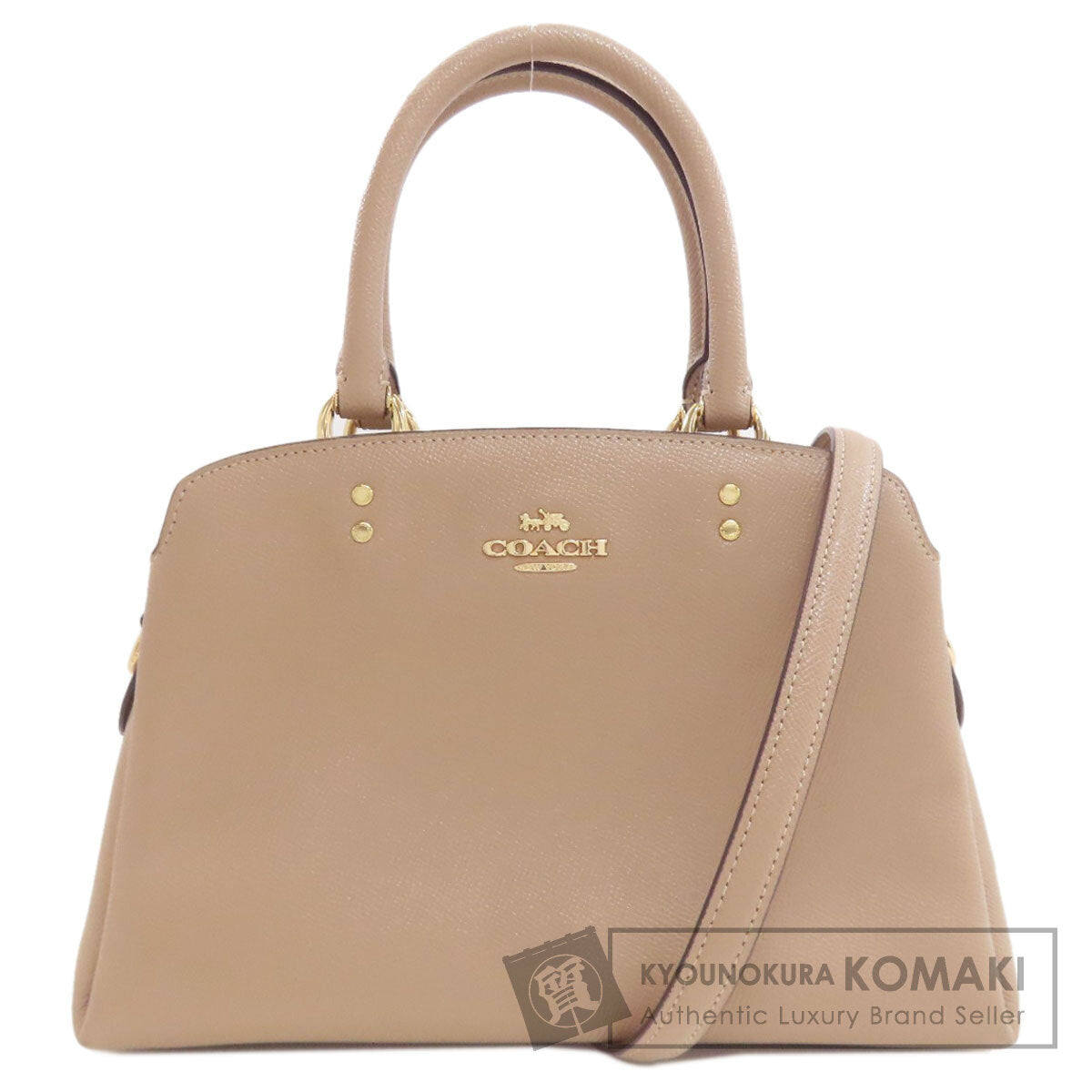 COACH コーチ 91146 ミニ リリー キャリーオール 2WAY ハンドバッグ レザー レディース 中古