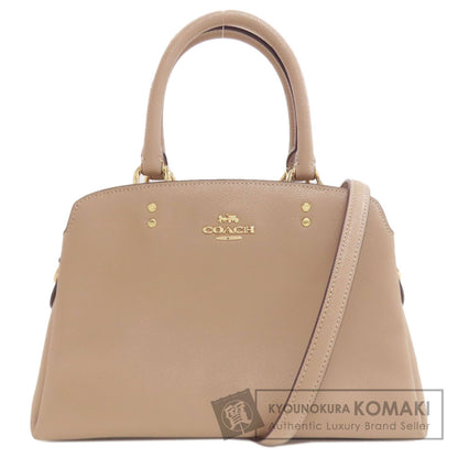 COACH コーチ 91146 ミニ リリー キャリーオール 2WAY ハンドバッグ レザー レディース 中古