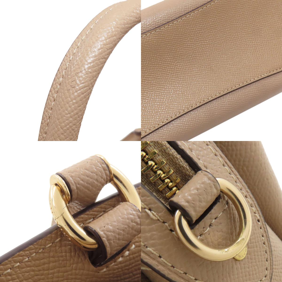 COACH コーチ 91146 ミニ リリー キャリーオール 2WAY ハンドバッグ レザー レディース 中古
