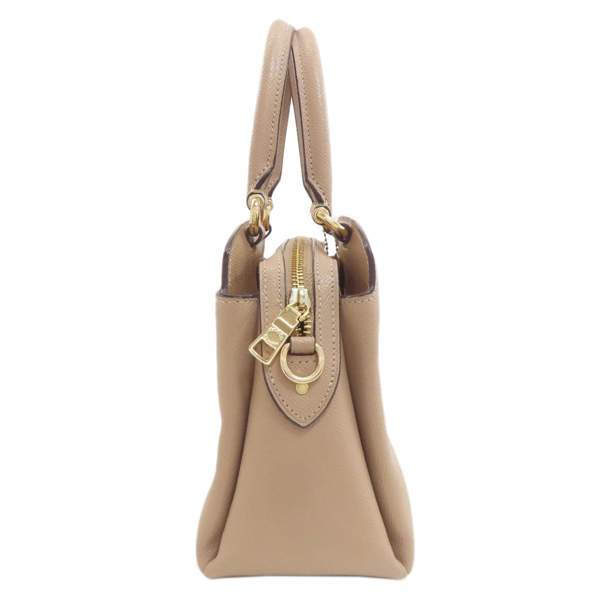 COACH コーチ 91146 ミニ リリー キャリーオール 2WAY ハンドバッグ レザー レディース 中古