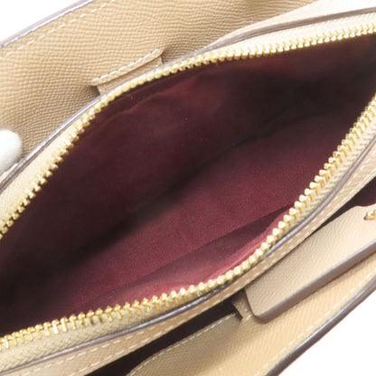 COACH コーチ 91146 ミニ リリー キャリーオール 2WAY ハンドバッグ レザー レディース 中古