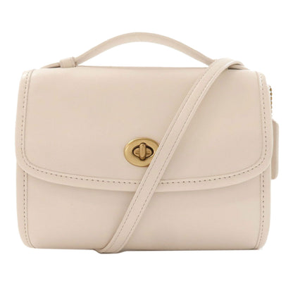 COACH コーチ C3486 キップ ターンロック クロスボディ 2WAY ハンドバッグ レザー レディース 中古