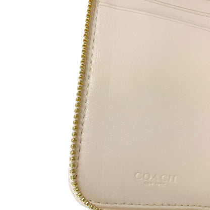 COACH コーチ F30308 シグネチャー 二つ折り財布（小銭入れあり） PVC レディース 中古