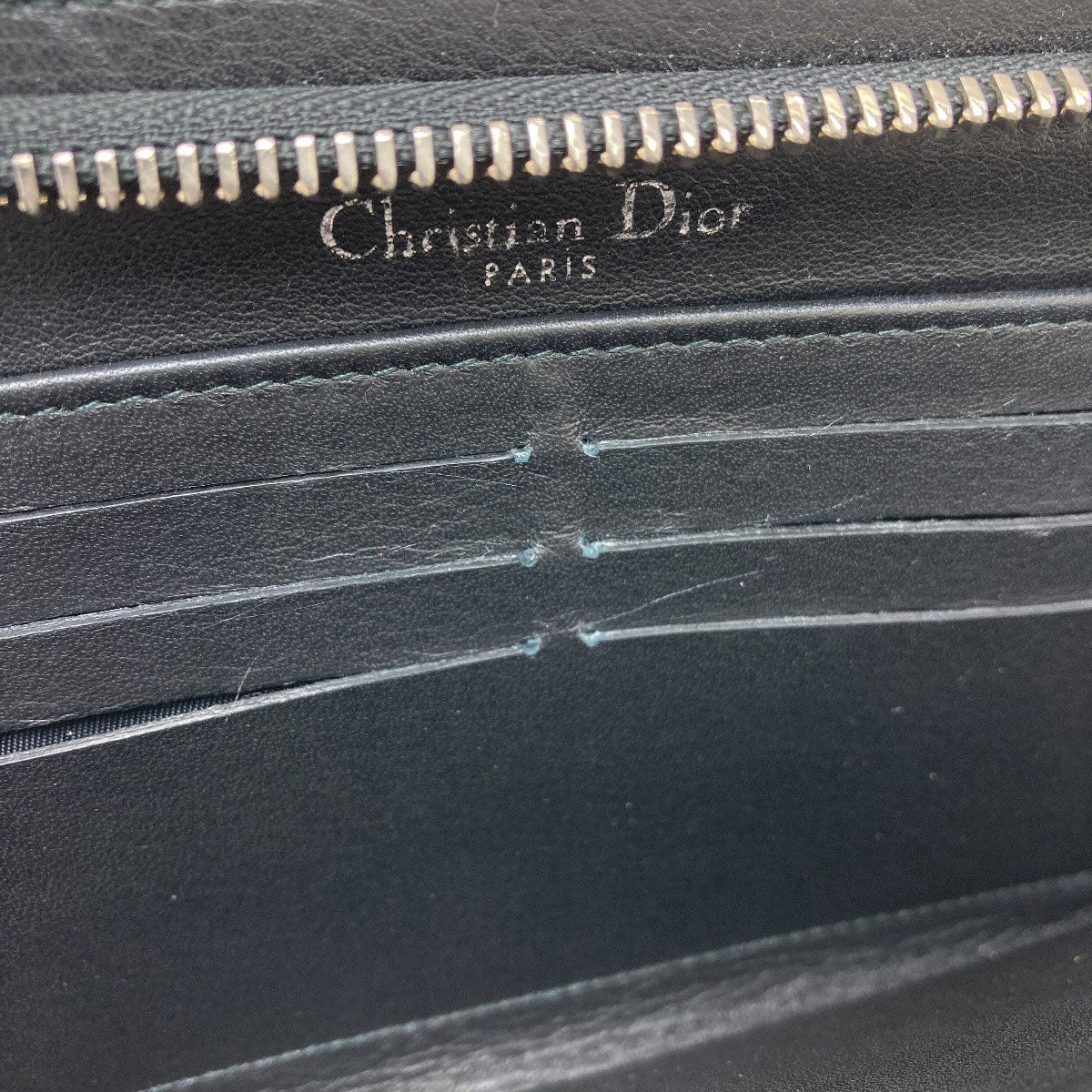 CHRISTIAN DIOR クリスチャンディオール パラダイス 長財布（小銭入れあり） レザー レディース 中古