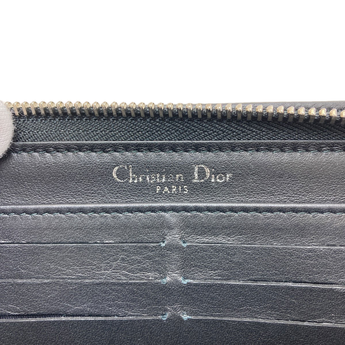 CHRISTIAN DIOR クリスチャンディオール パラダイス 長財布（小銭入れあり） レザー レディース 中古