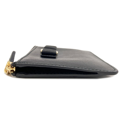 Salvatore Ferragamo サルヴァトーレフェラガモ ヴァラリボン コインケース レザー レディース 中古