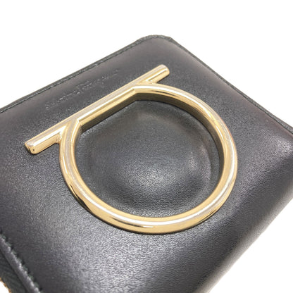 Salvatore Ferragamo サルヴァトーレフェラガモ ガンチーニ金具 コインケース レザー レディース 中古