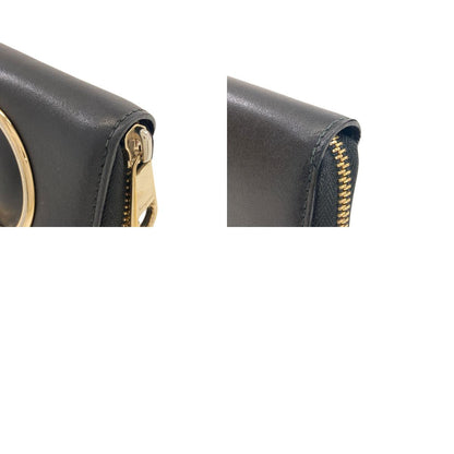 Salvatore Ferragamo サルヴァトーレフェラガモ ガンチーニ金具 コインケース レザー レディース 中古