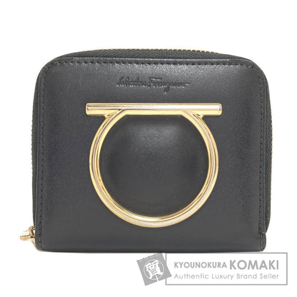 Salvatore Ferragamo サルヴァトーレフェラガモ ガンチーニ金具 コインケース レザー レディース 中古