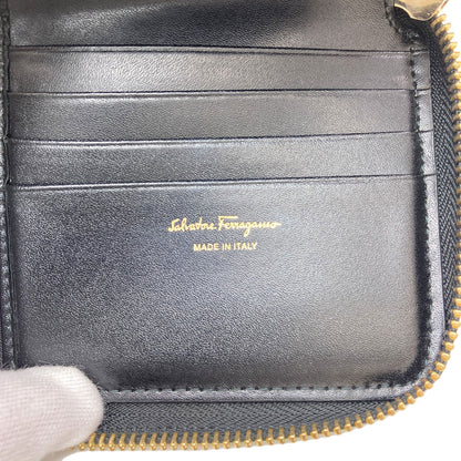 Salvatore Ferragamo サルヴァトーレフェラガモ ガンチーニ金具 コインケース レザー レディース 中古