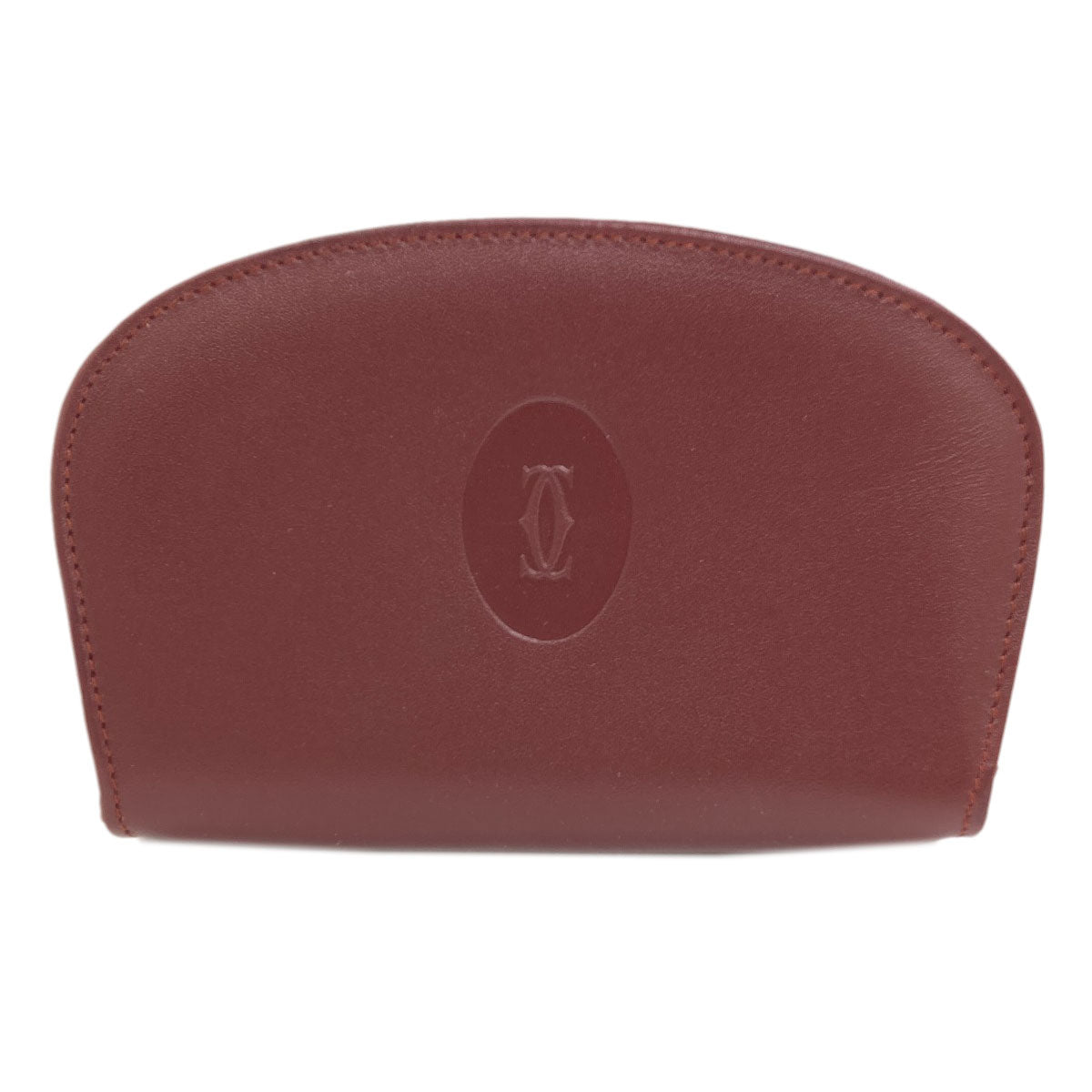 CARTIER カルティエ マストライン カードケース レザー レディース 中古