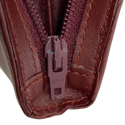 CARTIER カルティエ マストライン カードケース レザー レディース 中古