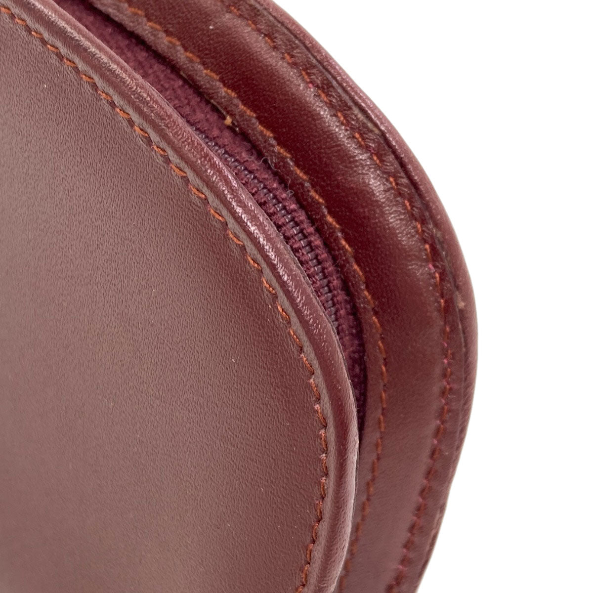 CARTIER カルティエ マストライン カードケース レザー レディース 中古