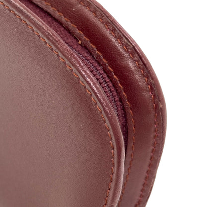 CARTIER カルティエ マストライン カードケース レザー レディース 中古