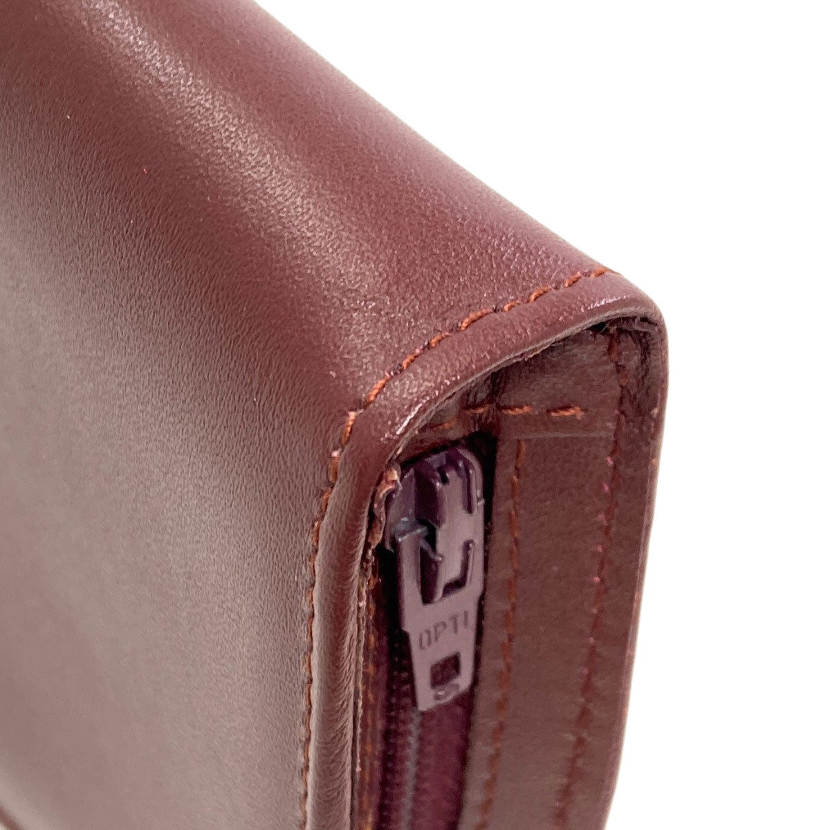 CARTIER カルティエ マストライン カードケース レザー レディース 中古