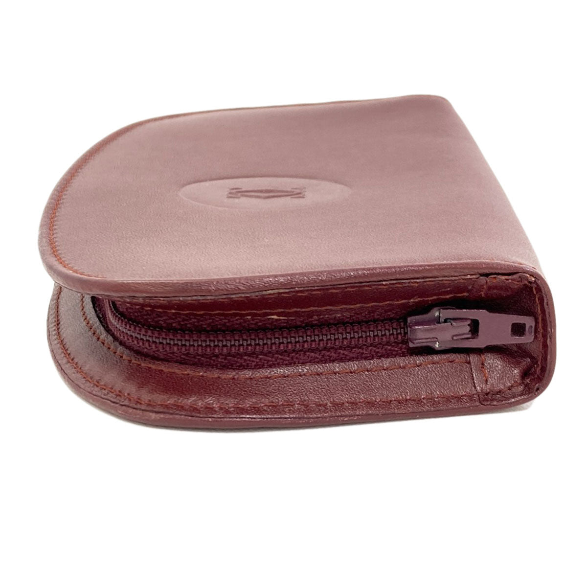 CARTIER カルティエ マストライン カードケース レザー レディース 中古