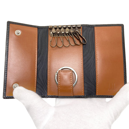 Dunhill ダンヒル ロゴ キーケース レザー メンズ 中古